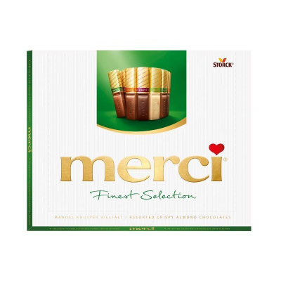 merci Míchané křupavé mandlové čokolády